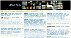 Desktop Screenshot of donb.com